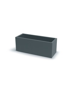 Pflanzkasten 78 × 29 × 30 cm matt, 35 L – Betongrau | Töpferkönig
