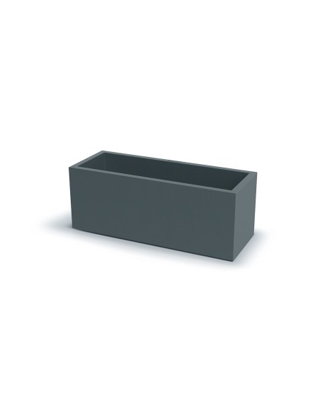 Pflanzkasten 78 × 29 × 30 cm matt, 35 L – Betongrau | Töpferkönig