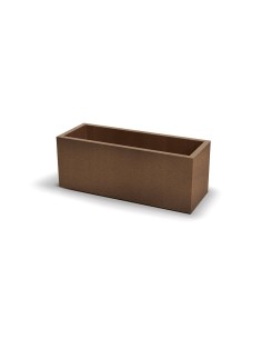 Pflanzkasten 78 × 29 × 30 cm matt, 35 L – Rost | Töpferkönig