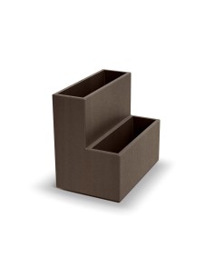 Pflanzgefäß Stufenform 58 × 38 × 53 cm matt, 26 L – Cortenstahl | Töpferkönig