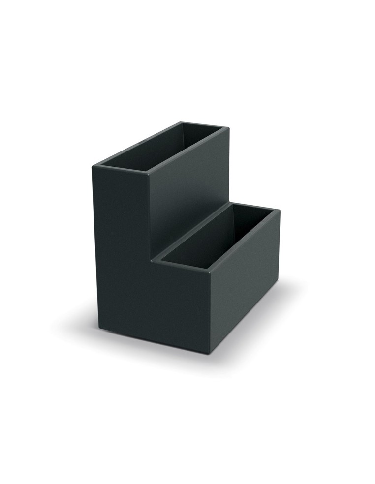 Pflanzgefäß Stufenform 58 × 38 × 53 cm matt, 26 L – Dunkelgrau | Töpferkönig