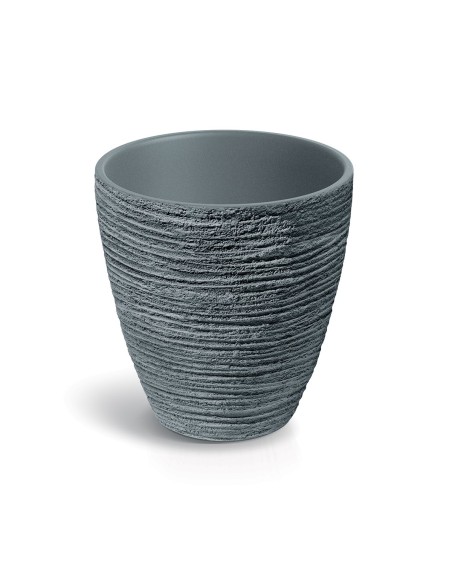 Blumentopf rund Ø40 × 40 cm Steinoptik, 14 L – Betongrau | Töpferkönig