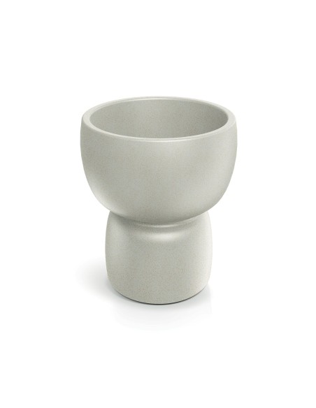 Blumenkübel rund Ø47 × 55 cm matt, 23 L – Sand | Töpferkönig