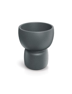 Blumenkübel rund Ø47 × 55 cm matt, 23 L – Granit hell | Töpferkönig