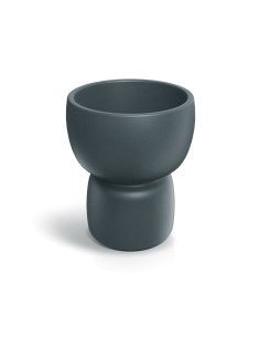Blumenkübel rund Ø47 × 55 cm matt, 23 L – Betongrau | Töpferkönig