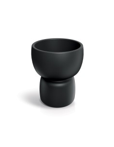 Pflanzkübel rund Ø58 × 68 cm matt, 44 L – Schwarz | Töpferkönig