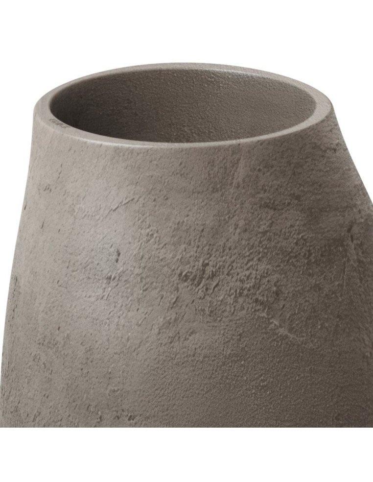 Pflanzsäule XXL rund Ø30 × 90 cm Steinoptik, 3 L – Macchiato | Töpferkönig