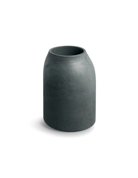 Pflanzkübel rund Ø48 × 60 cm Steinoptik, 14 L – Graphit | Töpferkönig