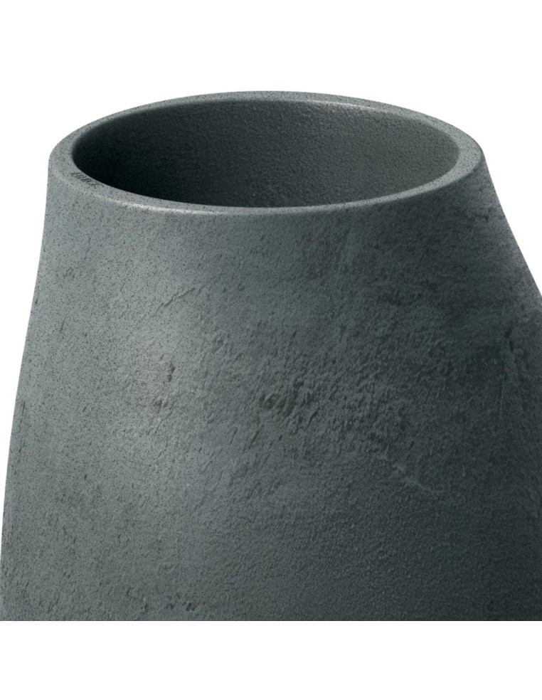 Pflanzkübel rund Ø48 × 60 cm Steinoptik, 14 L – Graphit | Töpferkönig