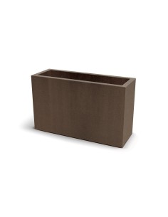 Pflanzkasten XXL 93 × 34 × 60 cm matt, 58 L – Cortenstahl | Töpferkönig