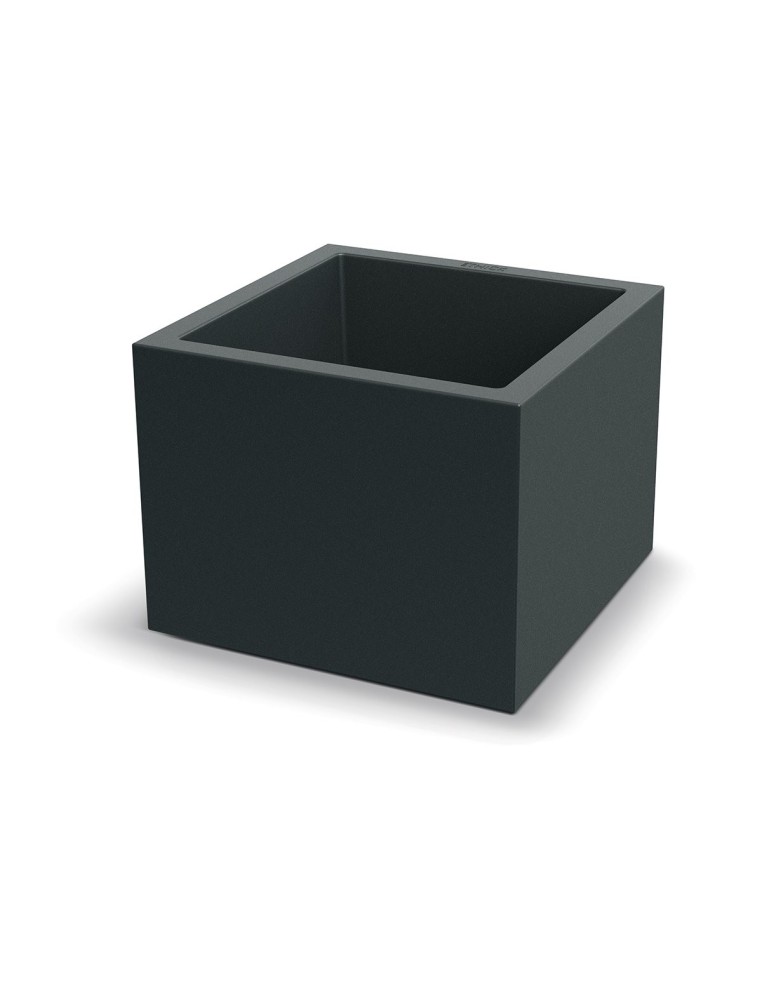 Blumentopf eckig 58 × 58 × 45 cm matt, 84 L – Dunkelgrau | Töpferkönig