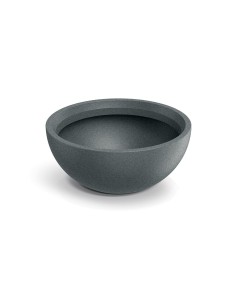 Pflanzschale rund Ø60 × 25 cm matt, 44 L – Granit hell | Töpferkönig 2