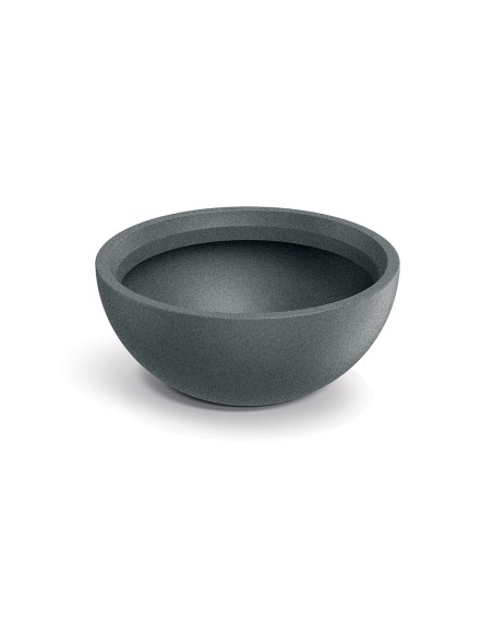 Pflanzschale rund Ø60 × 25 cm matt, 44 L – Granit hell | Töpferkönig