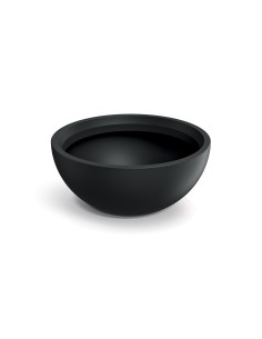 Pflanzschale rund Ø78 × 34 cm matt, 107 L – Schwarz | Töpferkönig