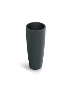 Pflanzsäule rund Ø39 × 96 cm matt, 88 L – Graphit | Töpferkönig
