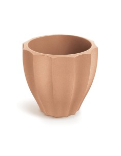 Pflanzkübel rund Ø60 × 54 cm mit Relief, 38 L – Terrakotta | Töpferkönig