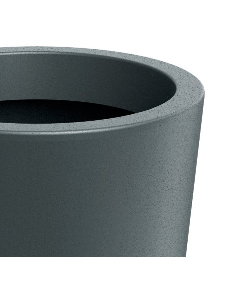 Blumentopf rund Ø30 × 24 cm matt, 11 L – Graphit | Töpferkönig