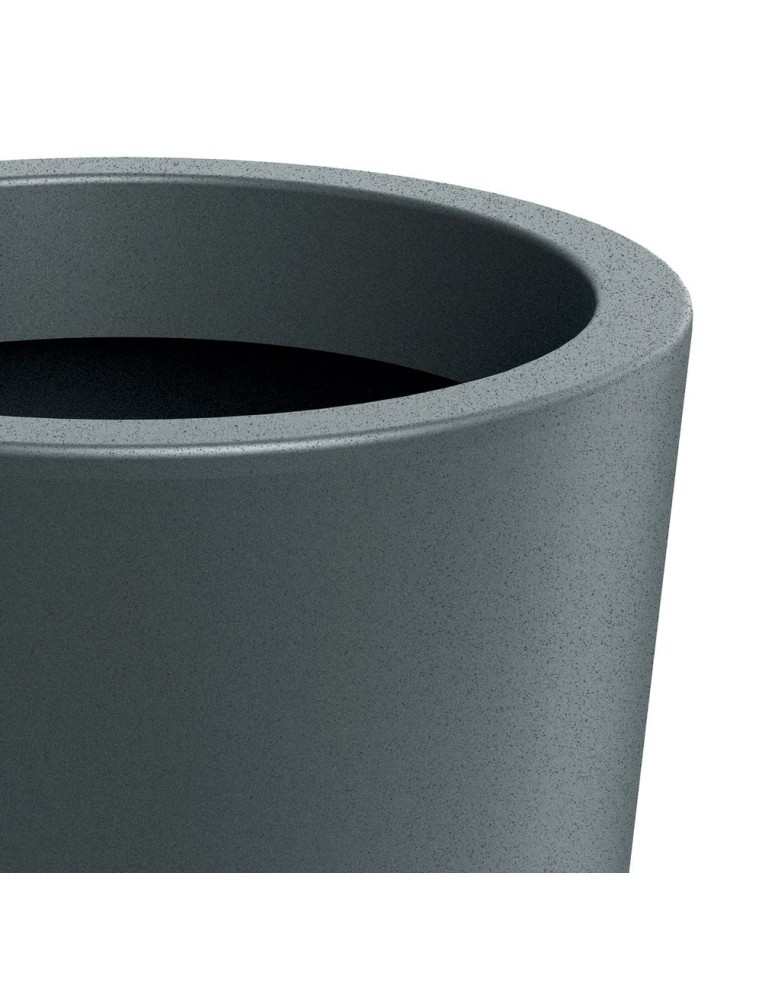 Blumentopf rund Ø40 × 31 cm matt, 25 L – Graphit | Töpferkönig
