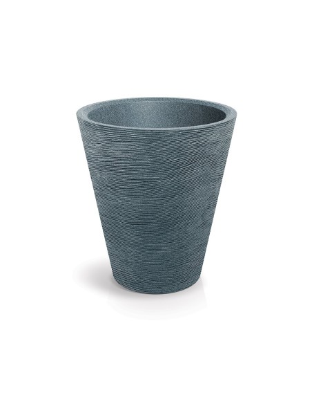 Pflanzkübel XXL rund Ø80 × 90 cm Steinoptik, 111 L – Granit | Töpferkönig