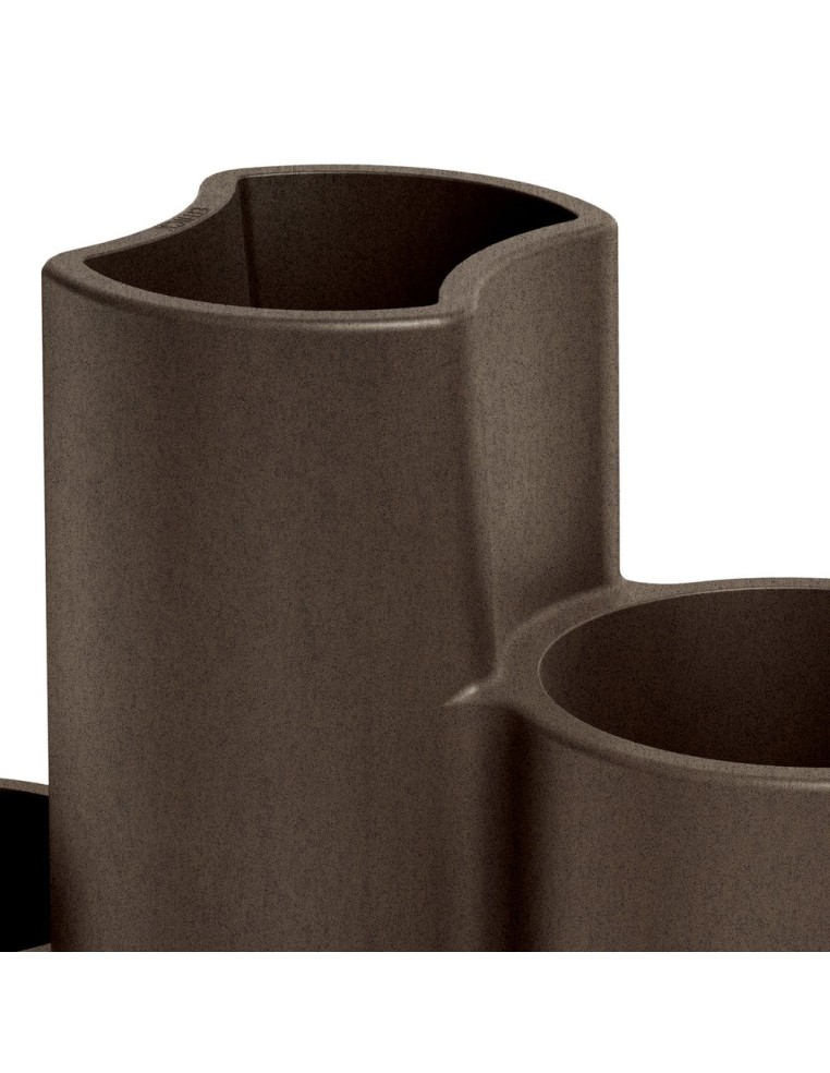 Pflanzsäule rund Ø29 × 53 cm matt, 8 L – Cortenstahl | Töpferkönig