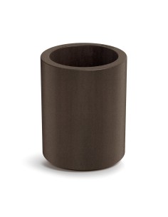 Blumenkübel rund Ø29 × 36 cm matt, 9 L – Cortenstahl | Töpferkönig