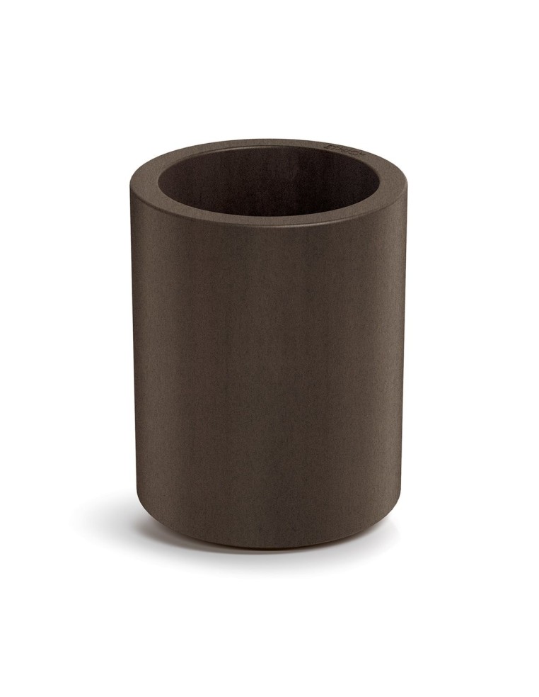 Blumenkübel rund Ø29 × 36 cm matt, 9 L – Cortenstahl | Töpferkönig