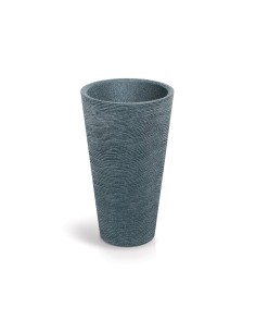 Pflanzkübel XXL rund Ø60 × 100 cm Steinoptik, 62 L – Granit | Töpferkönig