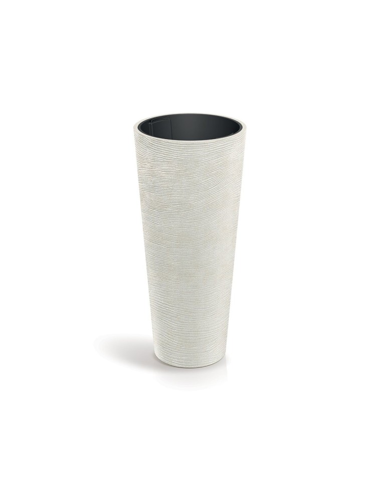 Pflanzsäule rund Ø48 × 105 cm Steinoptik, 31 L – Sand | Töpferkönig