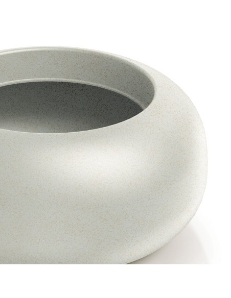 Pflanzkübel rund Ø60 × 85 cm matt, 31 L – Sand | Töpferkönig