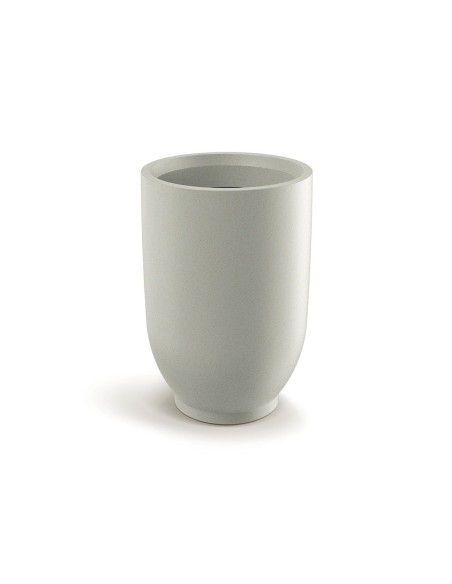 Pflanzkübel rund Ø48 × 70 cm matt, 87 L – Sand | Töpferkönig