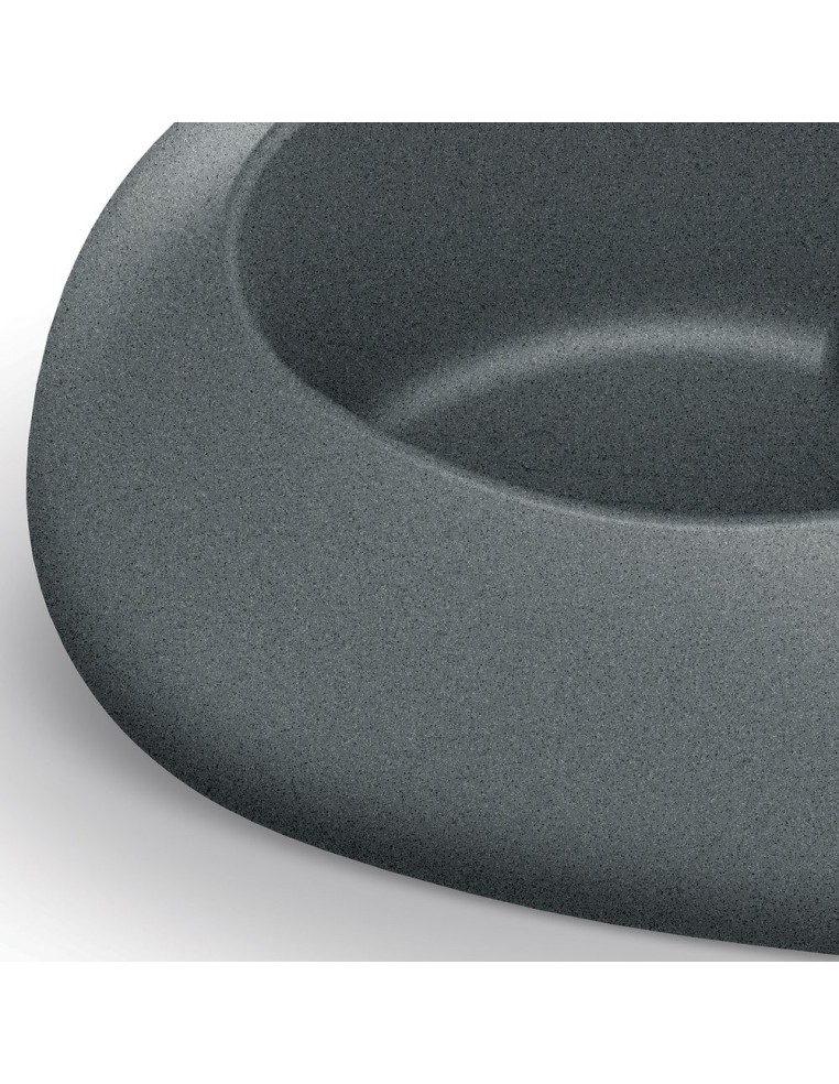 Pflanzschale oval 55 × 40 × 25 cm matt, 10 L – Granit hell | Töpferkönig