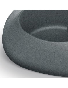 Pflanzschale oval 77 × 46 × 28 cm matt, 10 L – Granit hell | Töpferkönig 2
