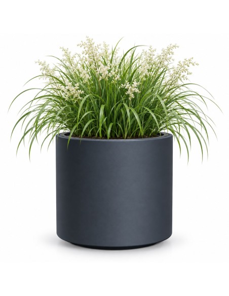 Vaso rotondo Ø39 × 38 cm opaco, 44 L – Antracite | Töpferkönig