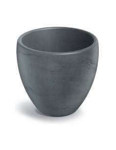 Pflanzkübel rund Ø60 × 54 cm Steinoptik, 54 L – Betongrau | Töpferkönig
