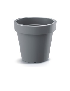 Pflanzkübel rund Ø60 × 55 cm matt, 90 L – Steingrau | Töpferkönig
