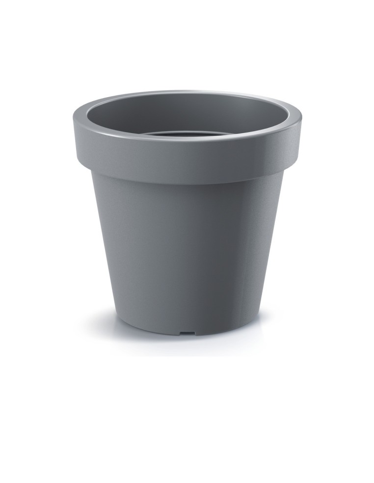 Pflanzkübel rund Ø60 × 55 cm matt, 90 L – Steingrau | Töpferkönig