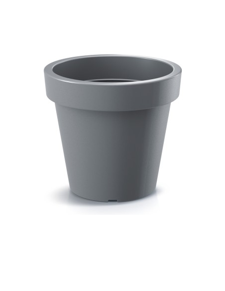 Pflanzkübel rund Ø60 × 55 cm matt, 90 L – Steingrau | Töpferkönig