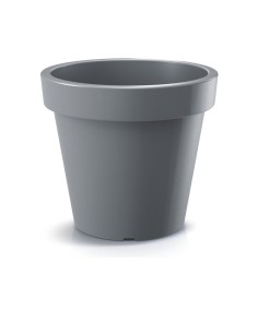 Pflanzkübel rund Ø80 × 75 cm matt, 210 L – Steingrau | Töpferkönig