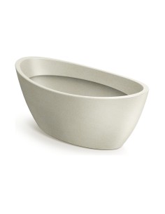 Pflanzschale oval 40 × 20 × 16 cm Steinoptik, 5 L – Sand | Töpferkönig