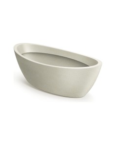 Pflanzschale oval 60 × 28 × 20 cm Steinoptik, 16 L – Sand | Töpferkönig