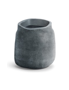 Blumentopf rund Ø38 × 40 cm Steinoptik, 37 L – Betongrau | Töpferkönig