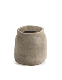 Blumentopf rund Ø38 × 40 cm Steinoptik, 37 L – Macchiato | Töpferkönig