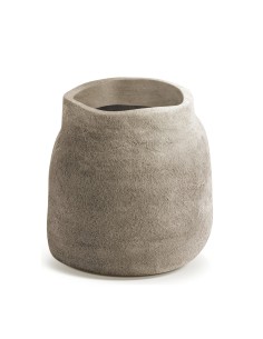 Blumentopf rund Ø46 × 47 cm Steinoptik, 58 L – Macchiato | Töpferkönig
