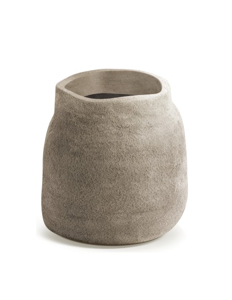 Blumentopf rund Ø46 × 47 cm Steinoptik, 58 L – Macchiato | Töpferkönig