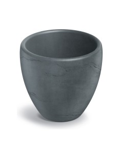 Blumentopf rund Ø40 × 36 cm Steinoptik, 16 L – Betongrau | Töpferkönig