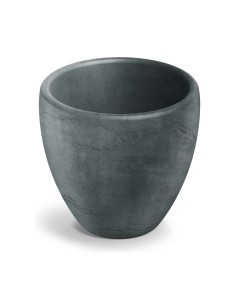 Blumentopf rund Ø40 × 36 cm Steinoptik, 16 L – Graphit | Töpferkönig