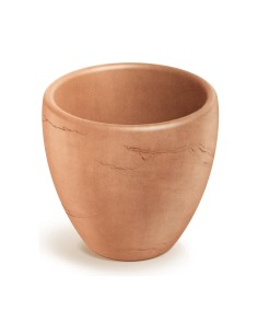 Blumentopf rund Ø40 × 36 cm Steinoptik, 16 L – Terrakotta | Töpferkönig