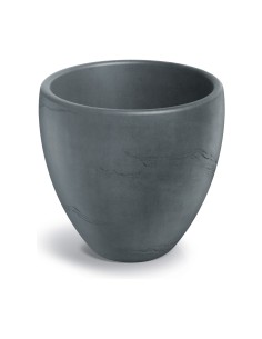 Pflanzkübel rund Ø80 × 74 cm Steinoptik, 134 L – Betongrau | Töpferkönig