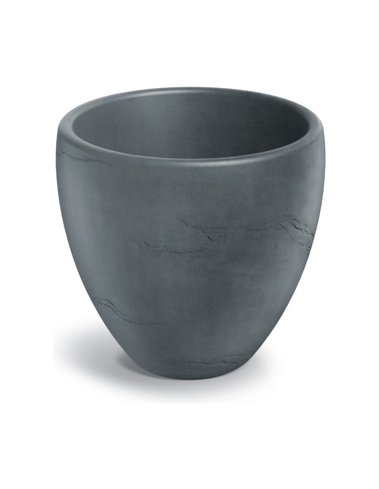 Pflanzkübel rund Ø80 × 74 cm Steinoptik, 134 L – Betongrau | Töpferkönig