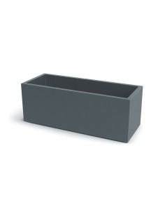 Pflanzkasten XXL 98 × 38 × 36 cm matt, 71 L – Betongrau | Töpferkönig